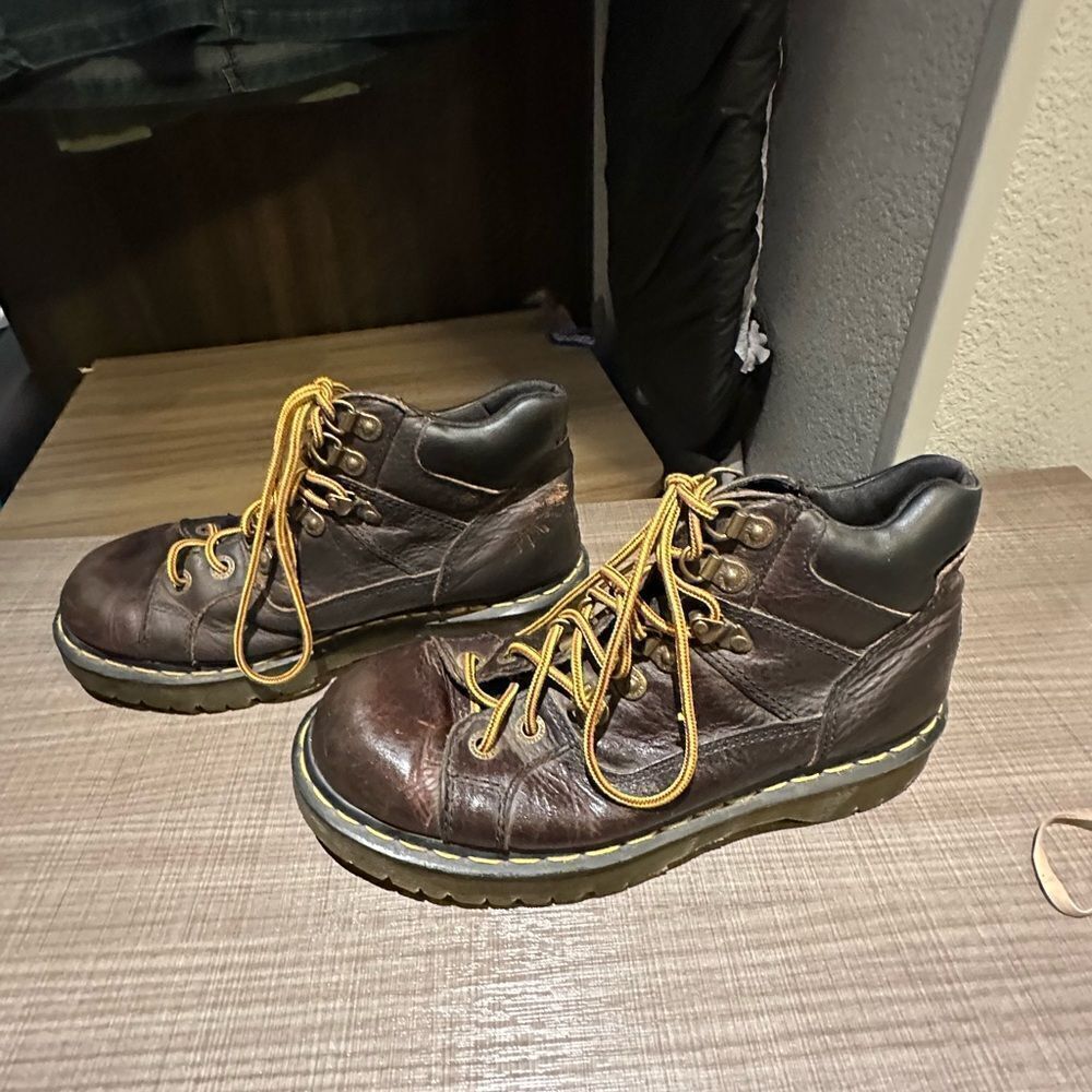 Doc Martens Brown Leather Men's Boots